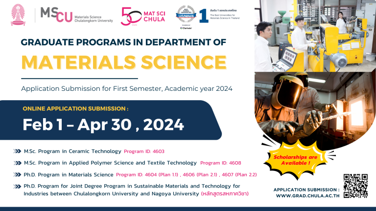 Graduate Programs in Departmen t of Materials Science